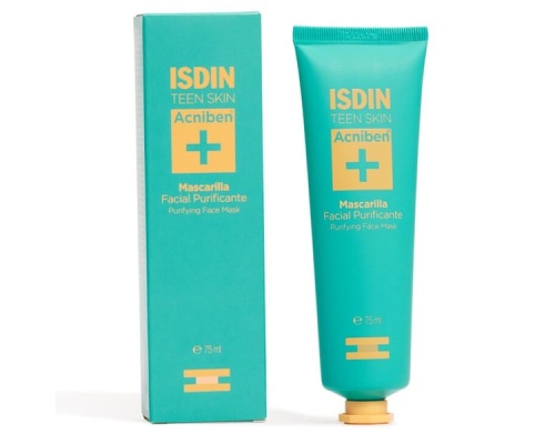 ISDIN Oily Skin Acniben Mascarilla Facial Purificante Μάσκα Καθαρισμού Προσώπου για Λιπαρές Επιδερμίδες, 75ml
