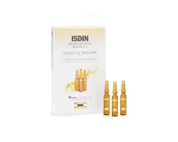 ISDIN Rejuvenate Flavo-C Ultraglican Serum Ορός που Φωτίζει, Ενυδατώνει & Λειαίνει τις Ρυτίδες, 10 αμπούλες