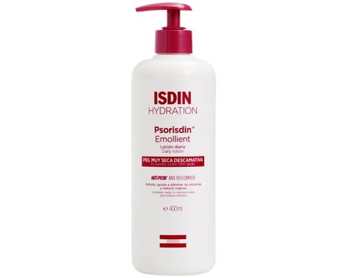 ISDIN Hydration Psorisdin Emollient Daily Lotion Μαλακτική Ενυδατική Λοσιόν Σώματος για Πολύ Ξηρό Δέρμα, 400ml