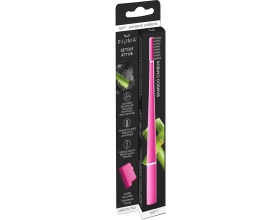 PIUMA Toothbrush Bamboo Carbon Soft Very Magenta Μαλακή Οδοντόβουρτσα με Ενεργές Τρίχες Άνθρακα σε Ματζέντα Απόχρωση