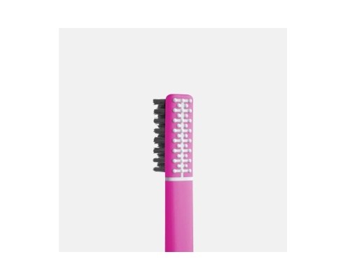 PIUMA Toothbrush Bamboo Carbon Soft Very Magenta Μαλακή Οδοντόβουρτσα με Ενεργές Τρίχες Άνθρακα σε Ματζέντα Απόχρωση