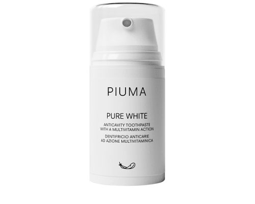 PIUMA Toothpaste Pure White Οδοντόκρεμα κατά της Τερηδόνας με Πολυβιταμινούχο Δράση, 75ml