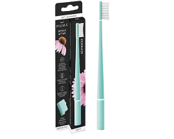 PIUMA Toothbrush Echinacea Soft Aqua Green Μαλακή Οδοντόβουρτσα με Εχινάκεια σε Γαλαζοπράσινη Απόχρωση