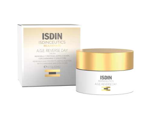 ISDIN A.G.E. Reverse Day Cream Κρέμα Ημέρας Αναδομεί & Προστατεύει, Ενάντια στη Γλυκοζυλίωση, 50ml
