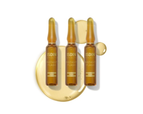 ISDIN Instant Flash Serum Lifting Effect Ορός Ανόρθωσης & Μείωσης Ρυτίδων & Γραμμών Έκφρασης, 5 αμπούλες