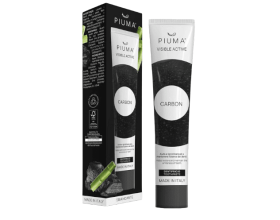 PIUMA Visible Active Carbon Οδοντόκρεμα με Άνθρακα Μπαμπού & Γεύση Μέντας, 75ml