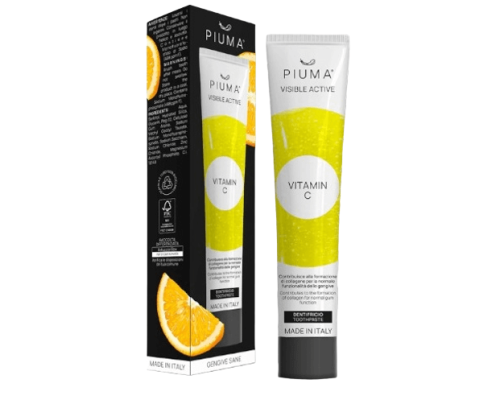 PIUMA Visible Active Vitamin C Οδοντόκρεμα με Βιταμίνη C, 75ml