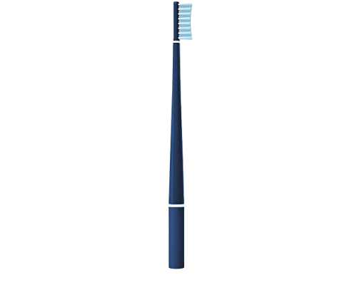 PIUMA Toothbrush Hyaluronic Acid Soft Diamond Blue Μαλακή Οδοντόβουρτσα με Υαλουρονικό Οξύ σε Μπλε Απόχρωση