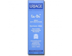 URIAGE, Cu-Zn+ Bebe Spray Anti-Irritations, Spray κατά των ερεθισμών που δημιουργούνται σε υγρές περιοχές & πτυχές, για νεογνά, βρέφη, παιδιά καθώς & ενήλικες, 100ml