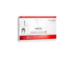 Vichy Dercos Aminexil Clinical 5 Πρόγραμμα κατά της Τριχόπτωσης Για Γυναίκες 21 μονοδόσεις 