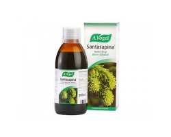 A. Vogel, Santasapina Sirup without alcohol, Σιρόπι από φρέσκους βλαστούς, άγριο έλατο, Αντιβηχικό, μαλακτικό του λαιμού, αντικαταρροϊκό, 200ml 
