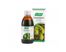 A. Vogel, Santasapina Sirup without alcohol, Σιρόπι από φρέσκους βλαστούς, άγριο έλατο, Αντιβηχικό, μαλακτικό του λαιμού, αντικαταρροϊκό, 200ml 