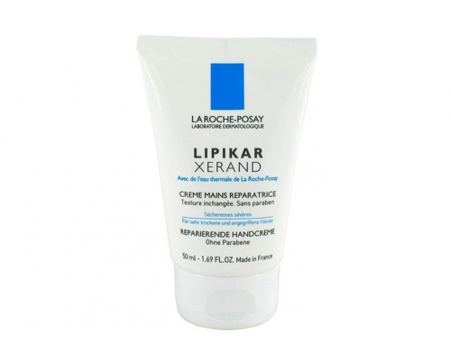 La Roche Posay LIPIKAR XERAND, Ενυδατική επανορθωτική κρέμα για ξηρά έως πολύ ξηρά χέρια, Αποκαθιστά τον επιδερμιδικό φραγμό  50ml  La Roche Posay LIPIKAR XERAND, Ενυδατική επανορθωτική κρέμα για ξηρά έως πολύ ξηρά χέρια, Αποκαθιστά τον επιδερμιδικό φραγμό  50ml