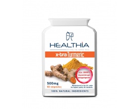 Healthia Xtra-Turmeric 500mg Ισχυρό αντιοξειδωτικό αντιφλεγμονώδες από Κουρκουμά  60caps
