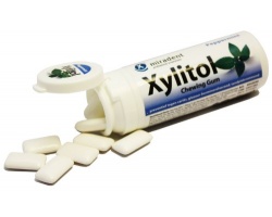 Xylitol, Chewing Gum, Peppermint, 30 τσίχλες