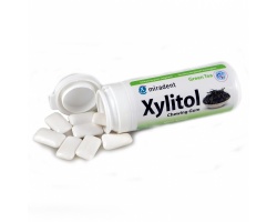 Xylitol, Chewing Gum Fruit, Green Tea, 30 τσίχλες 