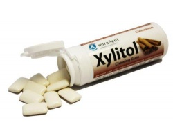 Xylitol, Chewing Gum Fruit, Cinnamon, 30 τσίχλες Xylitol, Chewing Gum Fruit, Cinnamon, 30 τσίχλες